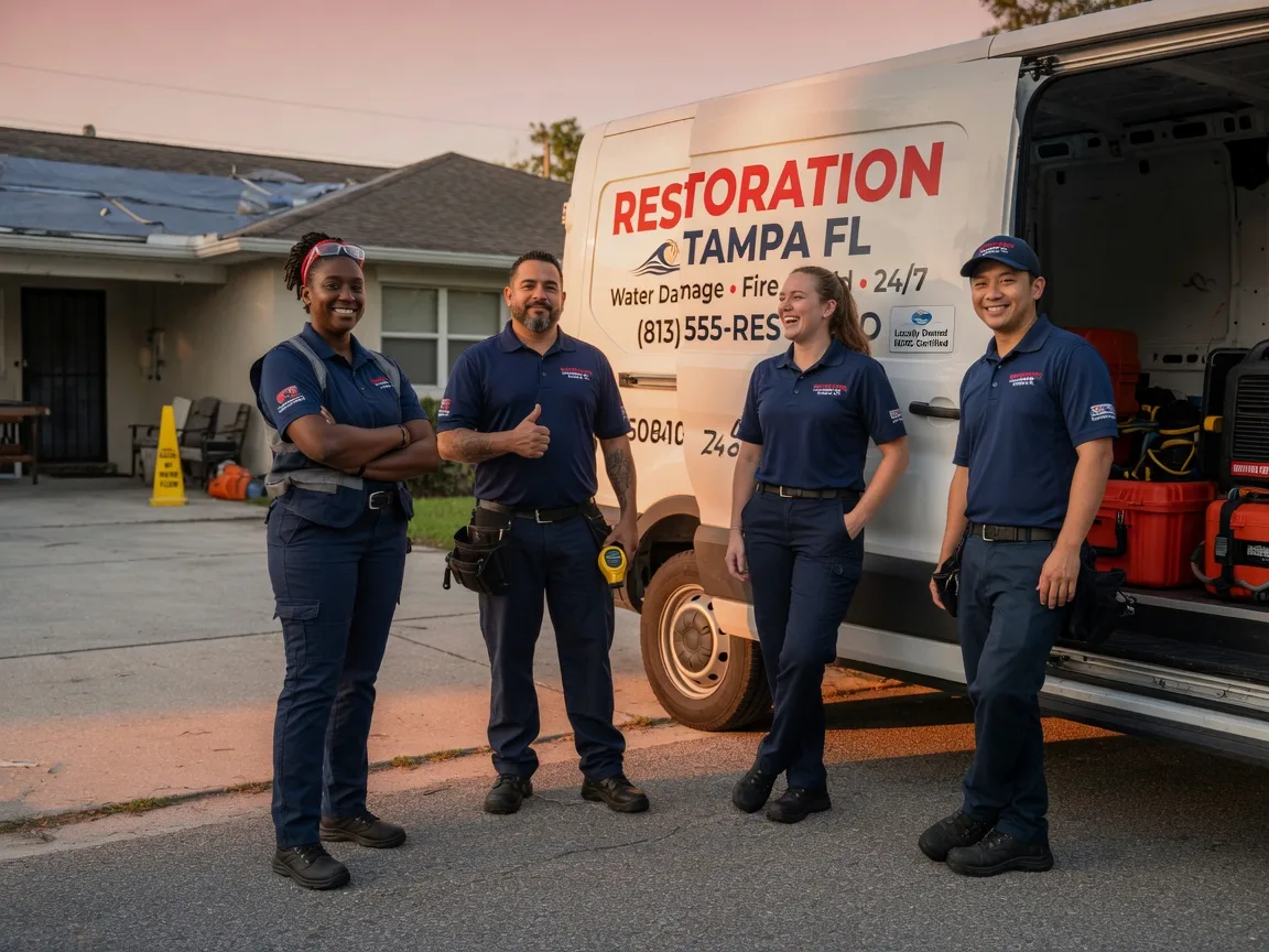 Water Damage Restoration company in Cecil, WI